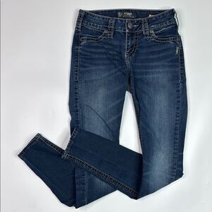 Silver Jeans Suki Mid Super Skinny Jeans Size 26x31